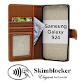 Miniatyrbild 4 av 11: Skimblocker Samsung Galaxy S24 5G Plånboksfodral Petrol