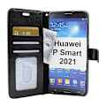 Miniatyrbild 2 av 11: Crazy Horse Wallet Huawei P Smart 2021 Svart