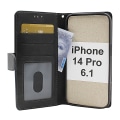 Miniatyrbild 2 av 11: Zipper Standcase Wallet iPhone 14 Pro (6.1) Svart