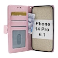 Miniatyrbild 8 av 11: Zipper Standcase Wallet iPhone 14 Pro (6.1) Lila