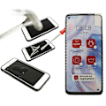Miniatyrbild 1 av 7: Full Frame Glas skydd Huawei P40 Lite 5G (Svart)