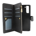 Miniatyrbild 5 av 11: XL Standcase Lyxfodral Samsung Galaxy S21 FE 5G (SM-G990B) Marinblå