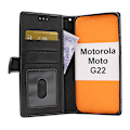 Miniatyrbild 2 av 11: Zipper Standcase Wallet Motorola Moto G22 Svart