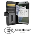 Miniatyrbild 2 av 6: Skimblocker Plånboksfodral Samsung Galaxy Xcover 4 Svart
