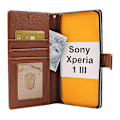 Miniatyrbild 8 av 11: New Standcase Wallet Sony Xperia 1 III (XQ-BC52) Ljusblå