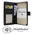 Miniatyrbild 1 av 8: Skimblocker iPhone 16 Plånboksfodral Petrol