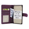 Miniatyrbild 5 av 7: Skimblocker iPhone 7/8/SE 2nd/3rd Gen. Plånboksfodral