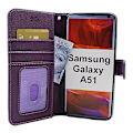 Miniatyrbild 1 av 9: New Standcase Wallet Samsung Galaxy A51 (A515F/DS) Lila