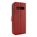 Miniatyrbild 5 av 8: Standcase Wallet Samsung Galaxy S10 (G973F) Röd