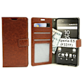 Miniatyrbild 2 av 6: Crazy Horse Wallet Sony Xperia E5 (F3311) Brun