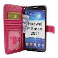 Miniatyrbild 5 av 9: New Standcase Wallet Huawei P Smart 2021 Ljusblå