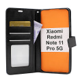 Miniatyrbild 2 av 11: Crazy Horse Wallet Xiaomi Redmi Note 11 Pro 5G Lila