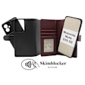 Miniatyrbild 1 av 11: Skimblocker Motorola Moto G55 5G Magnet Plånboksfodral Mörkröd