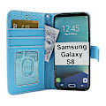 Miniatyrbild 1 av 9: New Standcase Wallet Samsung Galaxy S8 (G950F) Ljusblå
