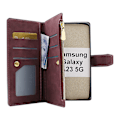 Miniatyrbild 9 av 11: XL Standcase Lyxfodral Samsung Galaxy A23 5G (SM-A236B/DS) Marinblå