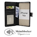 Miniatyrbild 2 av 8: Skimblocker iPhone 16e Plånboksfodral Glitter Pink