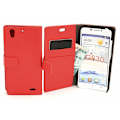 Miniatyrbild 2 av 5: Standcase wallet Huawei Ascend G630 Röd