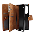 Miniatyrbild 7 av 11: XL Standcase Lyxfodral Samsung Galaxy Z Fold 5 5G (SM-F946B) Vinröd