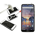 Miniatyrbild 1 av 8: Full Frame Glas skydd Nokia 1.3 (Svart)