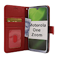 Miniatyrbild 1 av 7: New Standcase Wallet Motorola One Zoom Röd