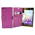 Miniatyrbild 2 av 4: Standcase Wallet Sony Xperia M5 (E5603 / E5633) Lila