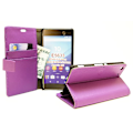 Miniatyrbild 1 av 4: Standcase Wallet Sony Xperia M5 (E5603 / E5633) Lila
