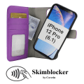 Miniatyrbild 10 av 11: Skimblocker Magnet Fodral iPhone 12 Pro (6.1) Lila