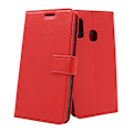 Miniatyrbild 3 av 6: Crazy Horse Wallet Samsung Galaxy A20e (A202F/DS) Röd
