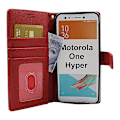 Miniatyrbild 1 av 9: New Standcase Wallet Motorola One Hyper Röd