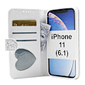 Miniatyrbild 10 av 11: Standcase Glitter Wallet iPhone 11 (6.1) Lila