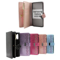 Miniatyrbild 1 av 11: XL Standcase Glitterwallet Samsung Galaxy A32 5G (SM-A326B) Hotpink
