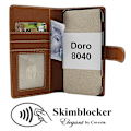 Miniatyrbild 2 av 11: Skimblocker Doro 8040 Plånboksfodral Svart