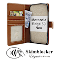Miniatyrbild 3 av 11: Skimblocker Motorola Edge 50 Neo Plånboksfodral Petrol