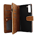 Miniatyrbild 8 av 11: XL Standcase Lyxfodral Samsung Galaxy S21 Plus 5G (SM-G996B) Brun