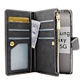 Miniatyrbild 5 av 11: XL Standcase Lyxfodral Samsung Galaxy S21 5G (SM-G991B) Svart