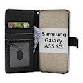 Miniatyrbild 2 av 11: New Standcase Wallet Samsung Galaxy A55 5G (SM-A556B) Lila