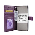 Miniatyrbild 8 av 11: New Standcase Wallet Samsung Galaxy A32 5G (SM-A326B) Svart