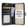 Miniatyrbild 2 av 11: Crazy Horse Wallet Sony Xperia 5 IV (XQ-CQ54) 5G Grön