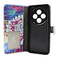 Miniatyrbild 5 av 11: Skimblocker Xiaomi Redmi 14C Magnet Plånboksfodral Design