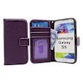 Miniatyrbild 6 av 8: New Standcase Wallet Samsung Galaxy S5 (G900F/G903F) Lila