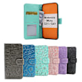 Miniatyrbild 1 av 11: Flower Standcase Wallet Motorola Moto G31/G41 Grå