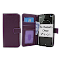 Miniatyrbild 1 av 7: New Standcase Wallet Motorola One Vision Lila