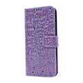 Miniatyrbild 10 av 11: Flower Standcase Wallet Samsung Galaxy S21 FE 5G (SM-G990B) Lila