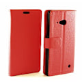 Miniatyrbild 2 av 4: Standcase wallet Nokia Lumia 735 Röd