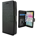 Miniatyrbild 2 av 11: New Standcase Wallet ZTE Blade A512 (Svart) Ljusblå