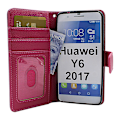 Miniatyrbild 7 av 11: New Standcase Wallet Huawei Y6 2017 (MYA-L41) Ljusblå