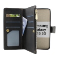 Miniatyrbild 2 av 11: XL Standcase Lyxfodral Samsung Galaxy A15 5G Marinblå
