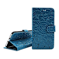 Miniatyrbild 7 av 11: Flower Standcase Wallet Samsung Galaxy S22 5G Blå
