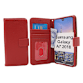 Miniatyrbild 5 av 8: New Standcase Wallet Samsung Galaxy A7 2018 (A750FN/DS) Röd