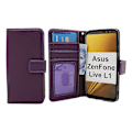 Miniatyrbild 1 av 7: New Standcase Wallet Asus ZenFone Live L1 (ZA550KL) Lila